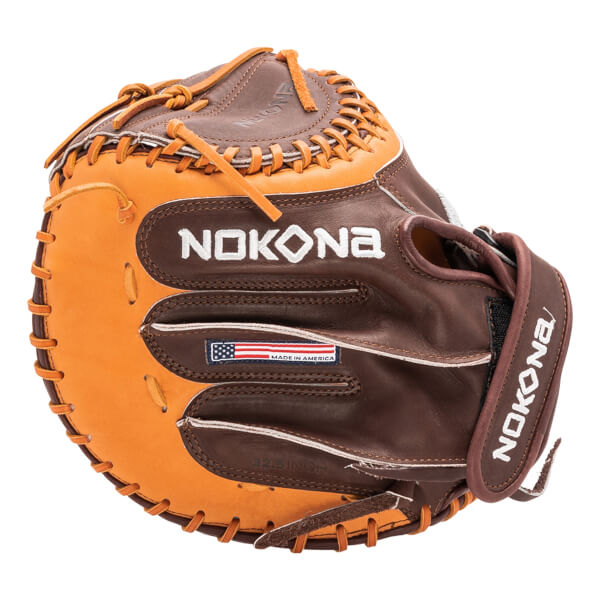 S-V2 32.5 Closed Web Fastpitch Catcher's Mitt - Nokona Ballgloves