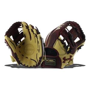 Under Armour Genuine Pro 11.5" Baseball Glove: UAFGGP-1150I Black Cherry | Cream: Image #317378