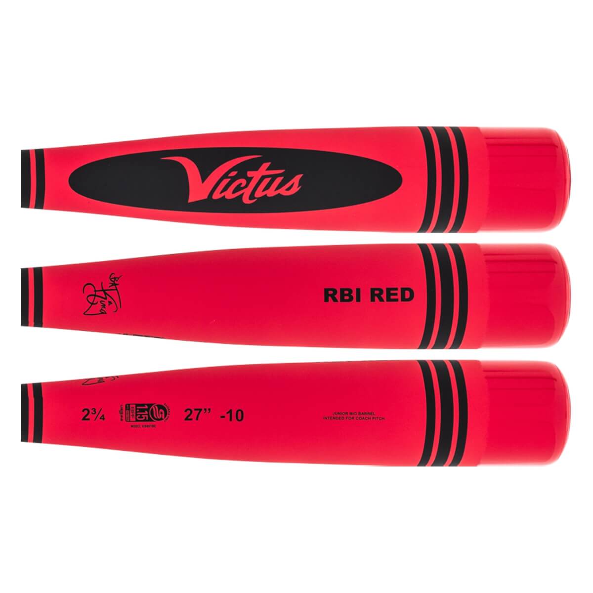 Victus Vibe Crayon -10 Junior Big Barrel Baseball Bat: VJBBVIBC: Image #452016