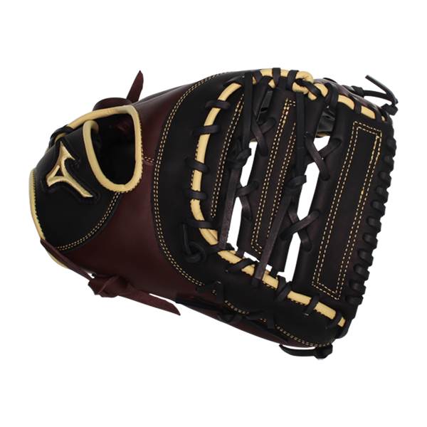 Mizuno MVP Prime 12.5'' First Base Mitt: GXF50B3BC Black/Cherry: Image #379646