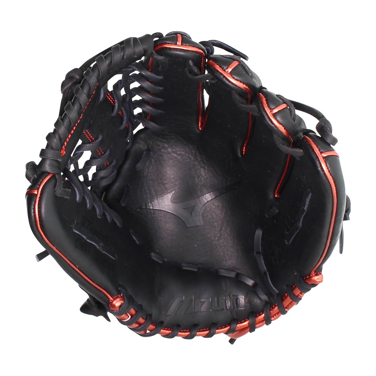 Mizuno 12.75'' MVP Prime Baseball Glove: GMVP1275PSE8 Black/Red: Image #389303