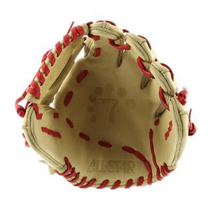 All Star System Seven 11.5" Baseball Glove: FGS7-IF Tan / Red: Image #317064