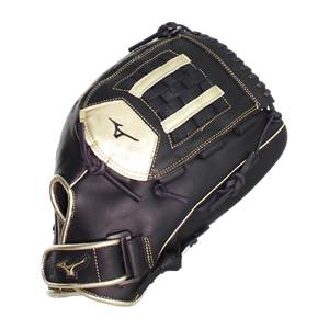 Mizuno MVP Prime SE 14'' Slow Pitch Softball Glove: GMVP1400PSES8  Black/Gold: Image #380314