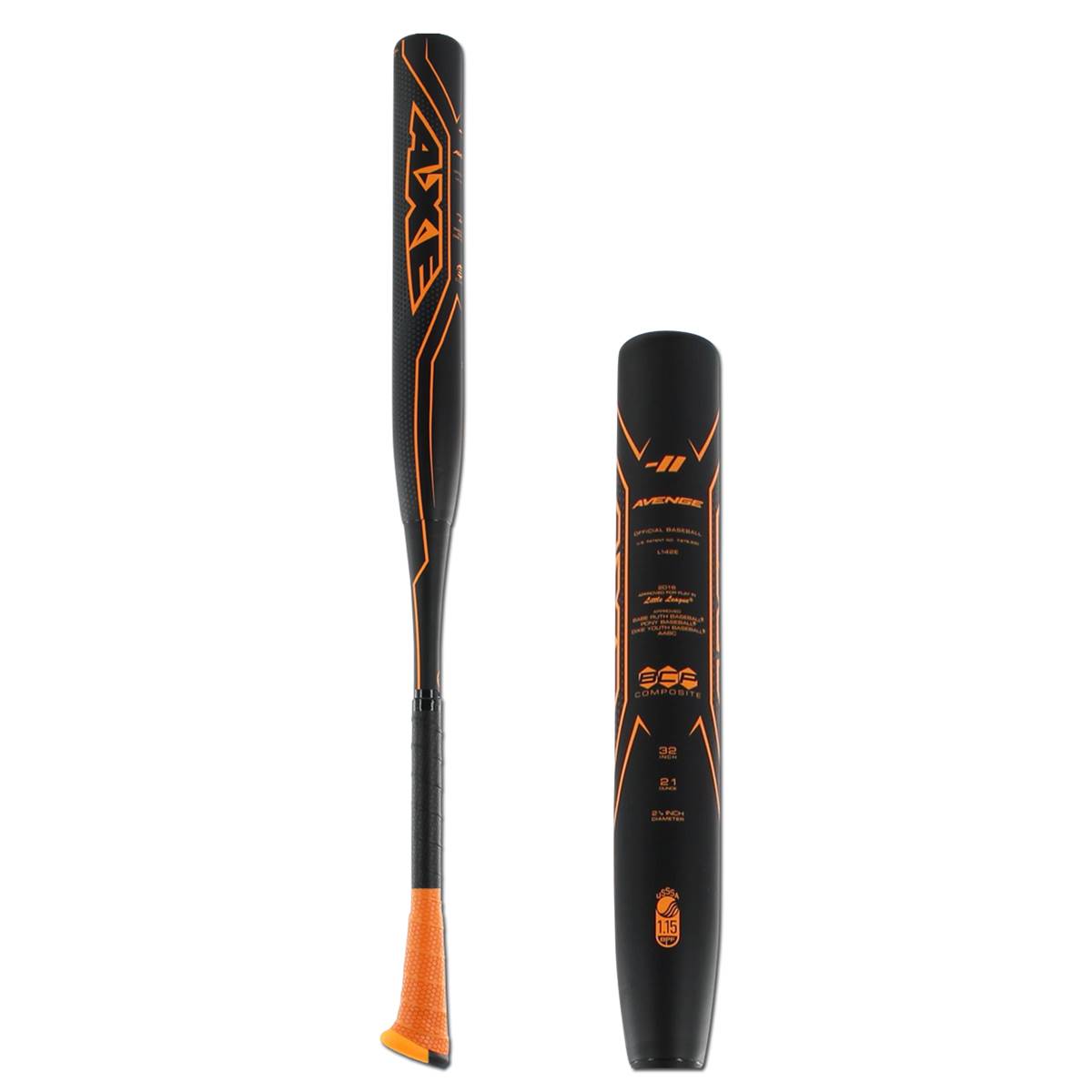 2017 AXE Avenge 11 2 1/4" Youth Baseball Bat L142E