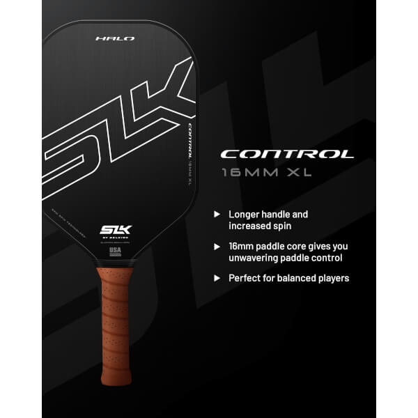 Selkirk SLK Halo Control XL Middleweight Carbon Fiber Pickleball Paddle: Image #429659