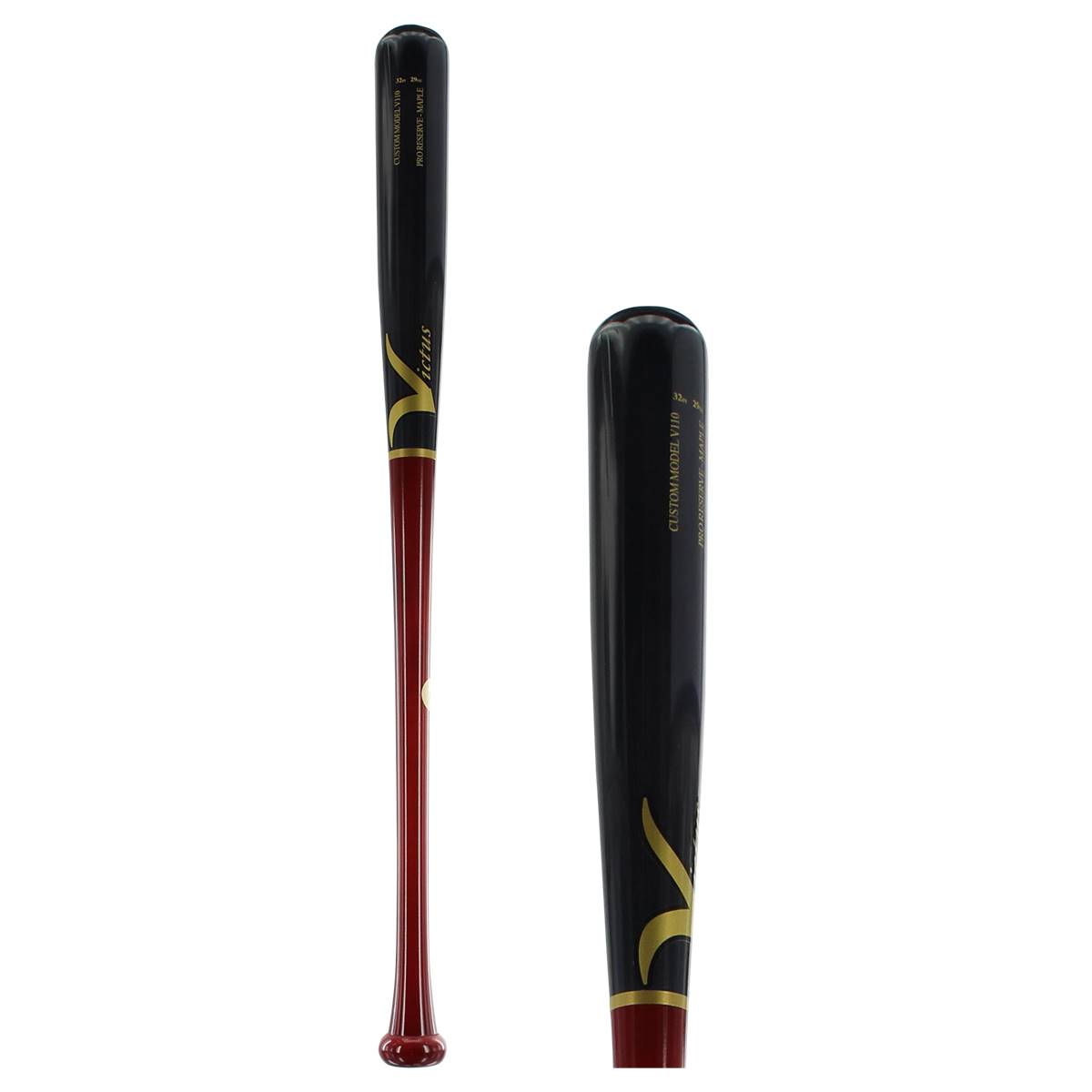 Victus Custom Pro 3 2 1/2 Maple Wood Baseball Bat V110