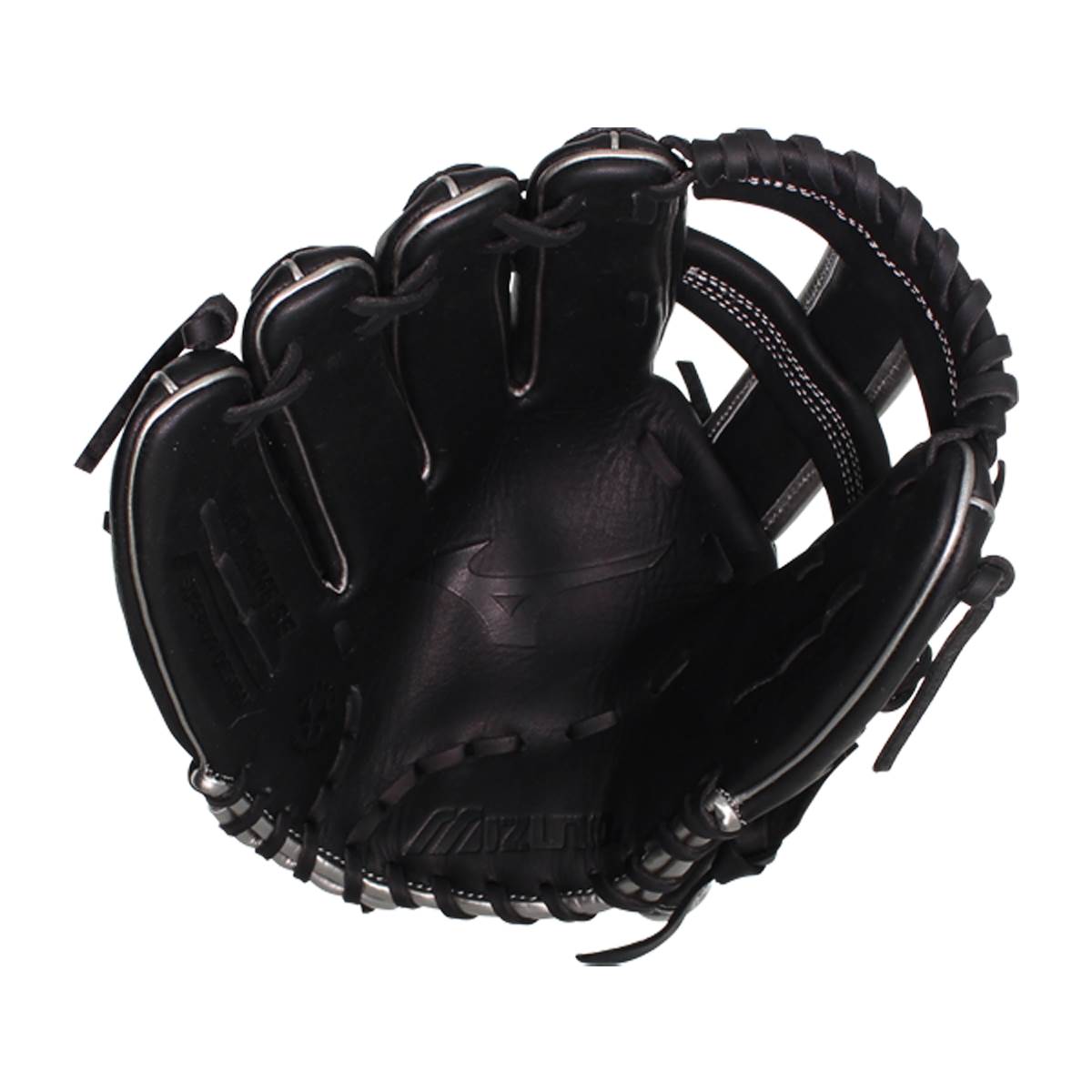 Mizuno MVP Prime SE 12.50'' Slow Pitch Softball Glove: GMVP1250PSES8 Black/Silver: Image #379571