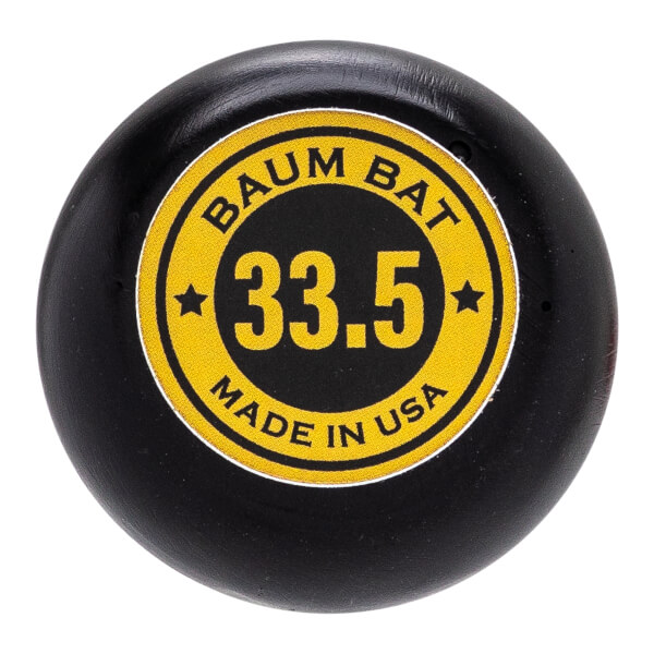 Baum Bat Gold Stock Pro Standard Maple Wood Baseball Bat: BBMSGSTKPRO3-BK: Image #442488