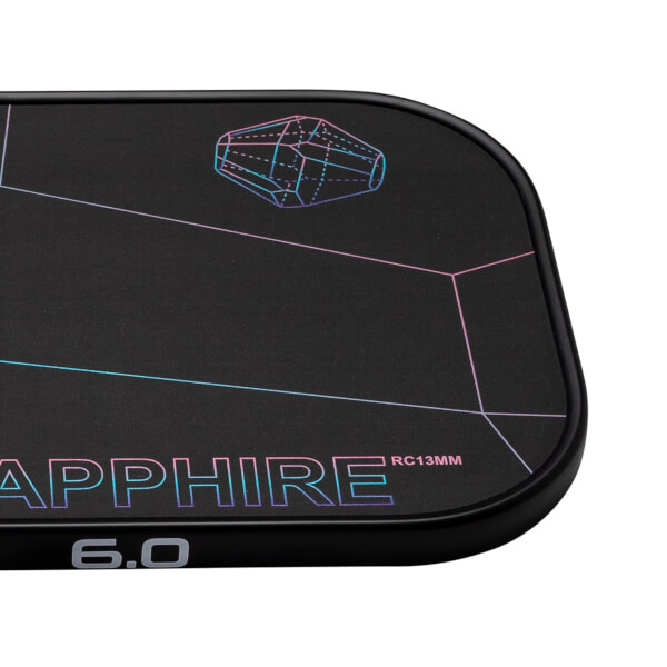 Six Zero Sapphire Gen2 Carbon Fiber Pickleball Paddle: Image #449423