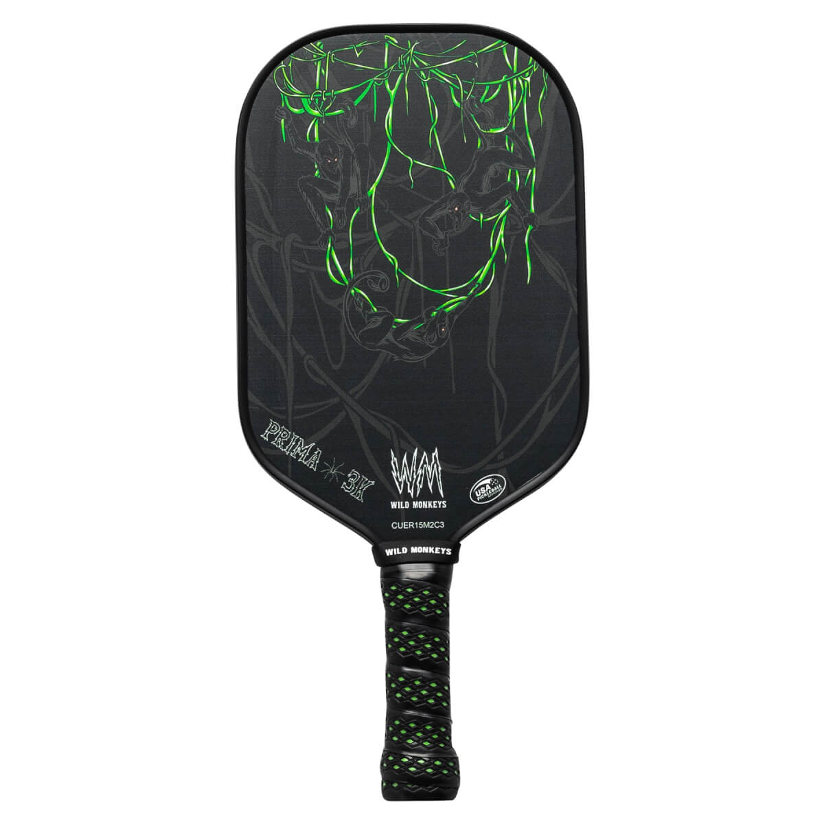 Wild Monkeys Prima 3K Carbon Fiber Pickleball Paddle: Image #431890