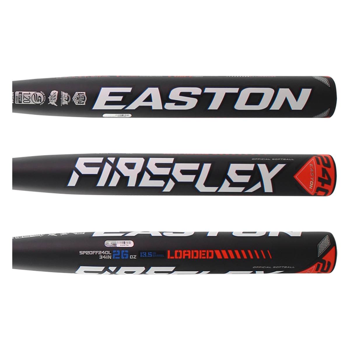 Easton Island Life Fi Finau USSSA Slowpitch Softball Bat - 12.5" Loaded Barrel, All-Composite