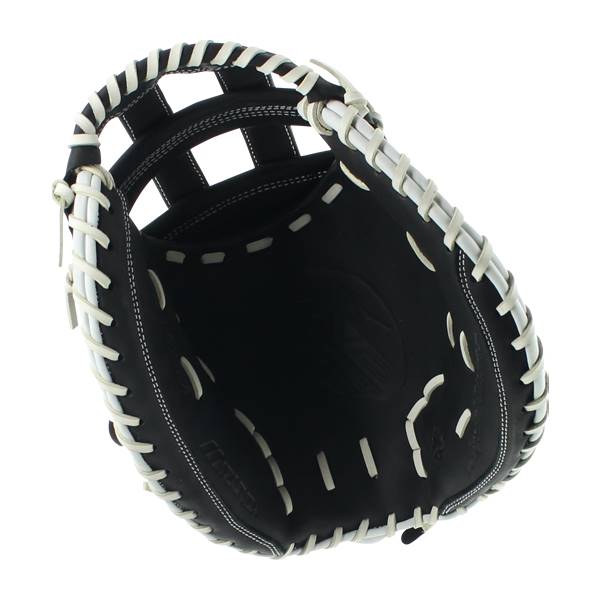 Mizuno MVP Prime SE 34" Fastpitch Softball Catcher's Mitt: GXS50PSE6 Black / Silver: Image #315495