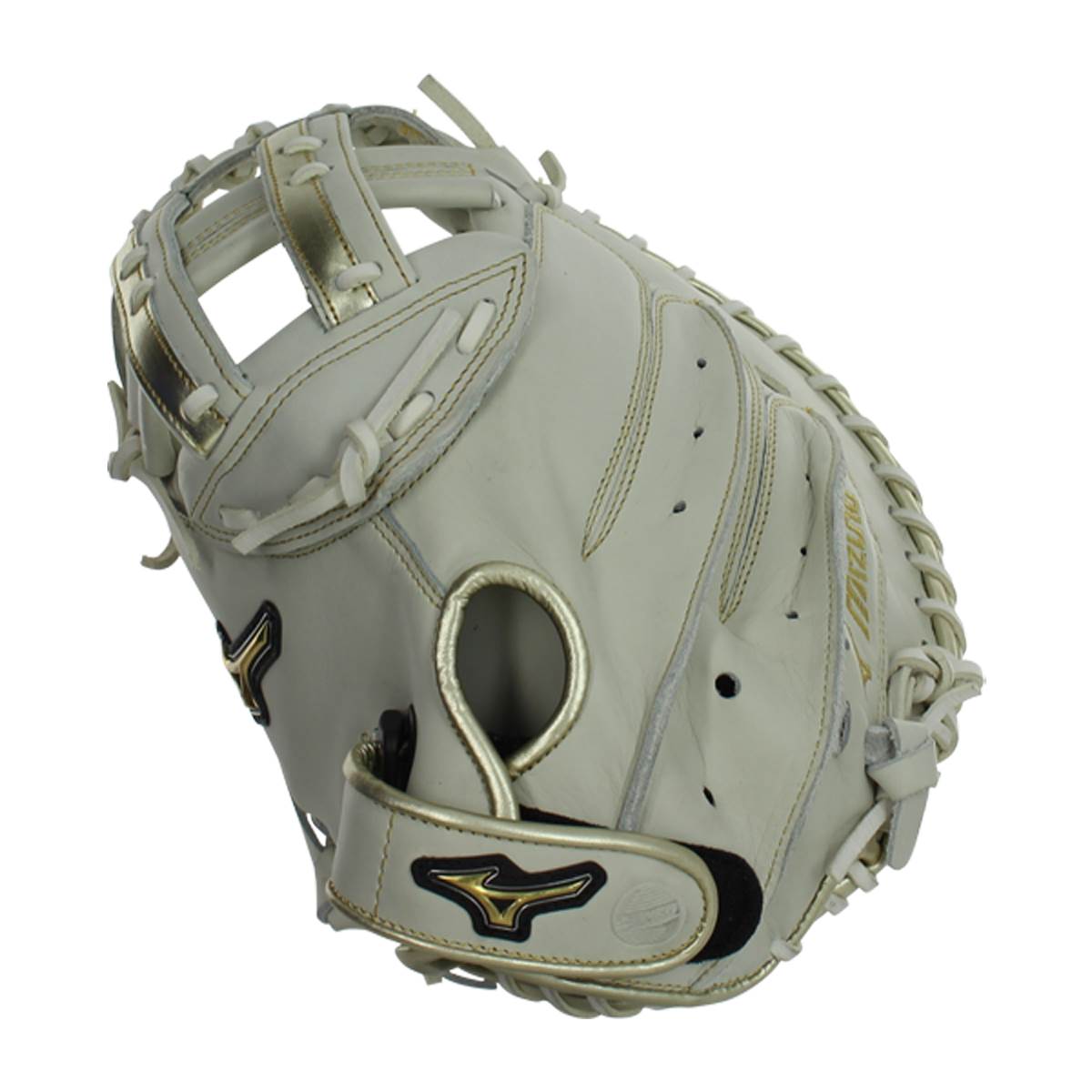 Mizuno MVP Prime SE 34'' Fastpitch Catcher's Mitt (GXS50PSE8 White/Gold