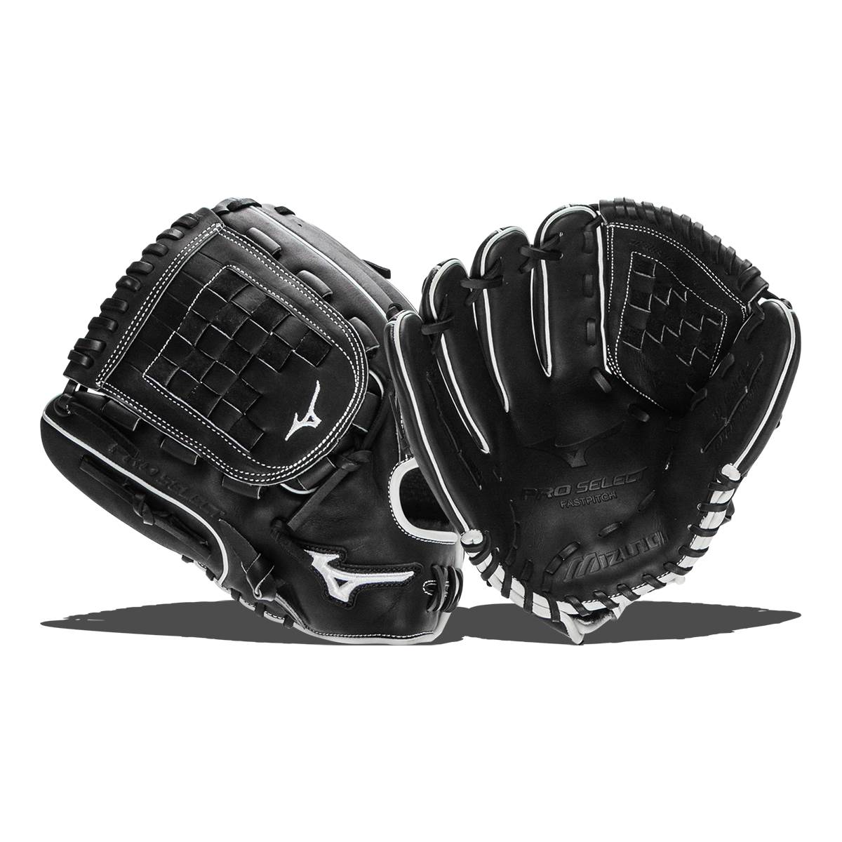Mizuno Pro Select 12" Fastpitch Softball Glove: GPSF1200BK: Image #410164