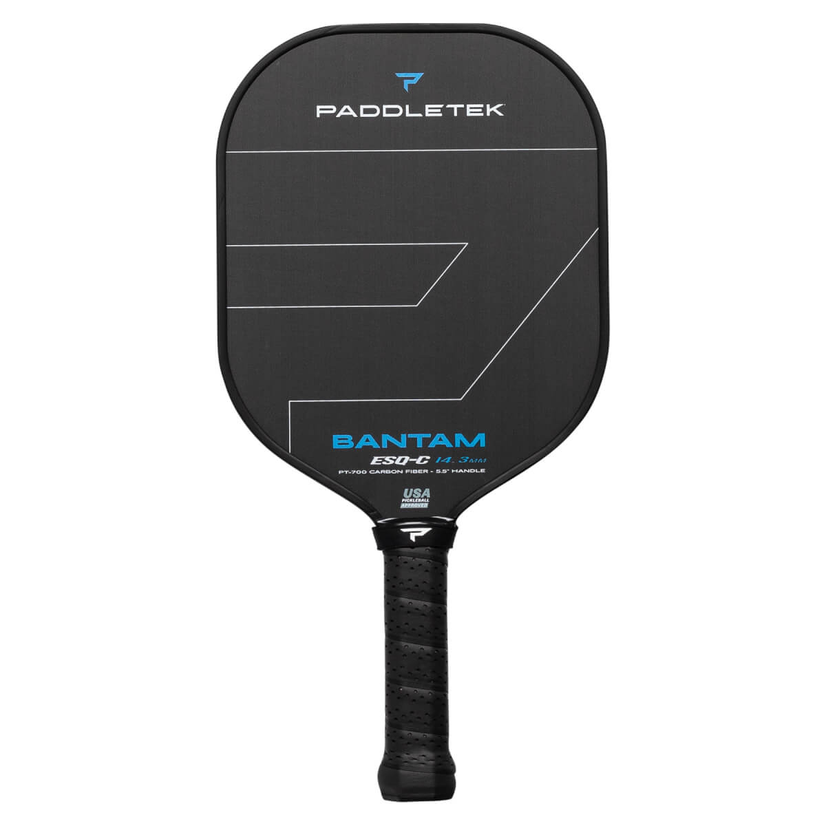 Paddletek Bantam ESQ-C 14.3mm Carbon Fiber Pickleball Paddle: Image #448949