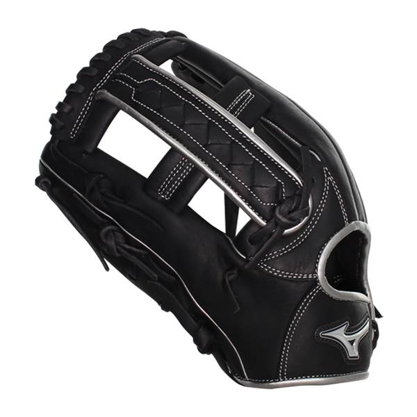 Mizuno MVP Prime SE 12.50'' Slow Pitch Softball Glove: GMVP1250PSES8 Black/Silver: Image #379568