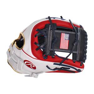 Rawlings Heart of the Hide LE Olympic Series 12" Fastpitch Softball Glove: PRO716SB-2USA: Image #383445