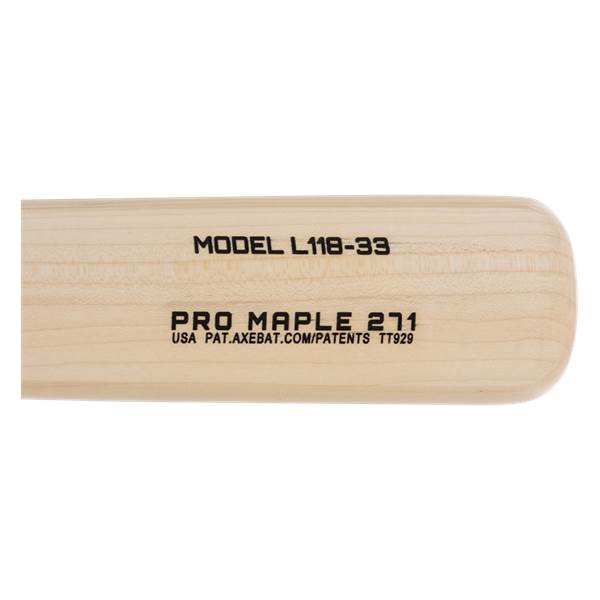 AXE Maple 271 Wood Baseball Bat: L118: Image #411580