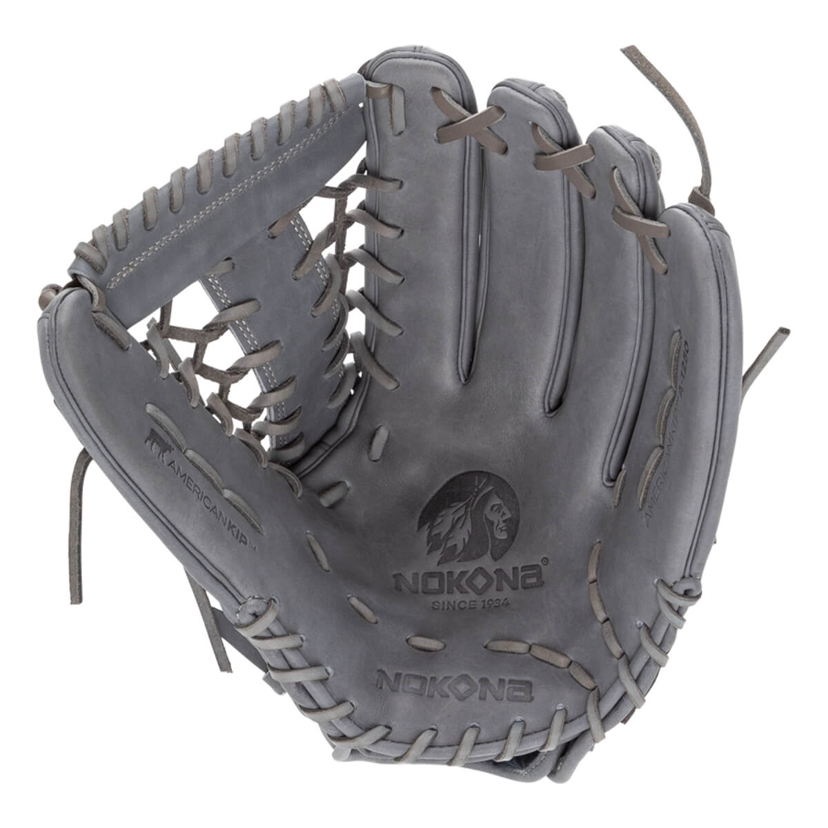 Nokona AmericanKIP 12.5" Baseball Glove: A-V1250MGG: Image #449237