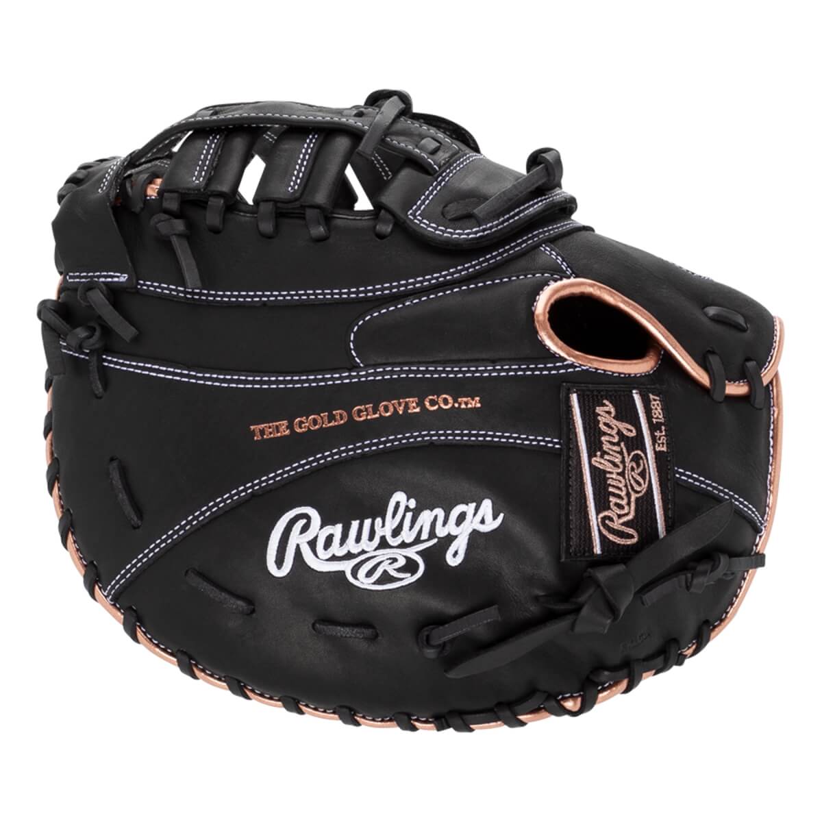 Rawlings R9 12.5" Fastpitch Softball First Base Mitt: RR9SBFBM-17B: Image #447114