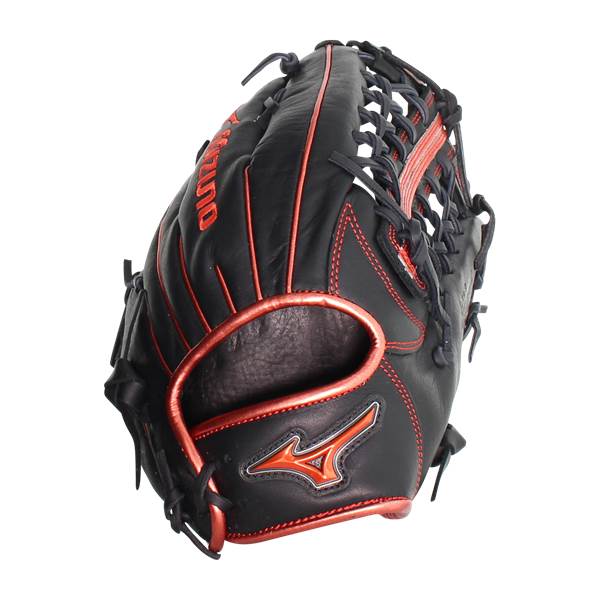 Mizuno 12.75'' MVP Prime Baseball Glove: GMVP1275PSE8 Black/Red: Image #389304