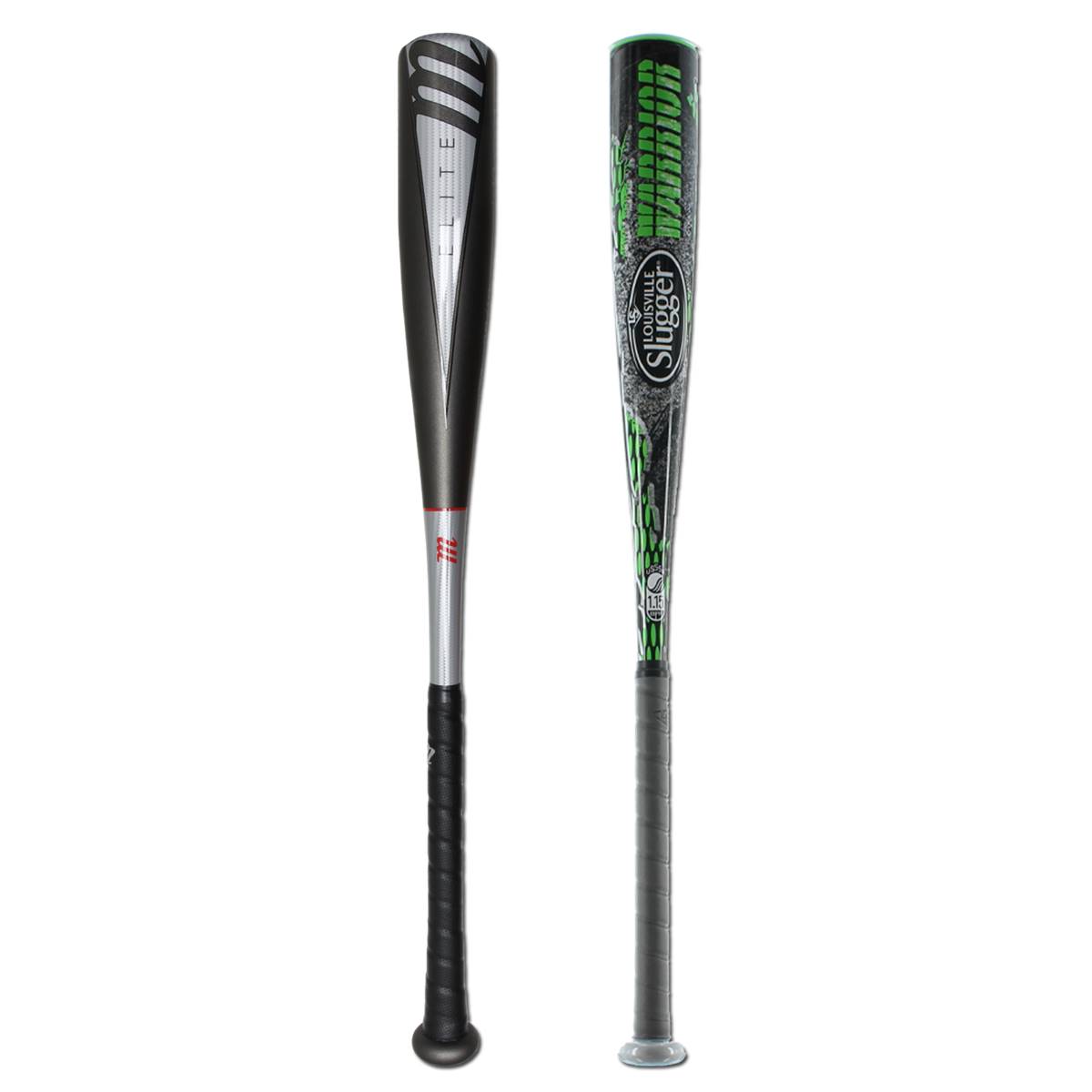 Bat Pack Marucci Elite and Louisville Slugger Warrior Senior League MSBE14 and SLWR14RR