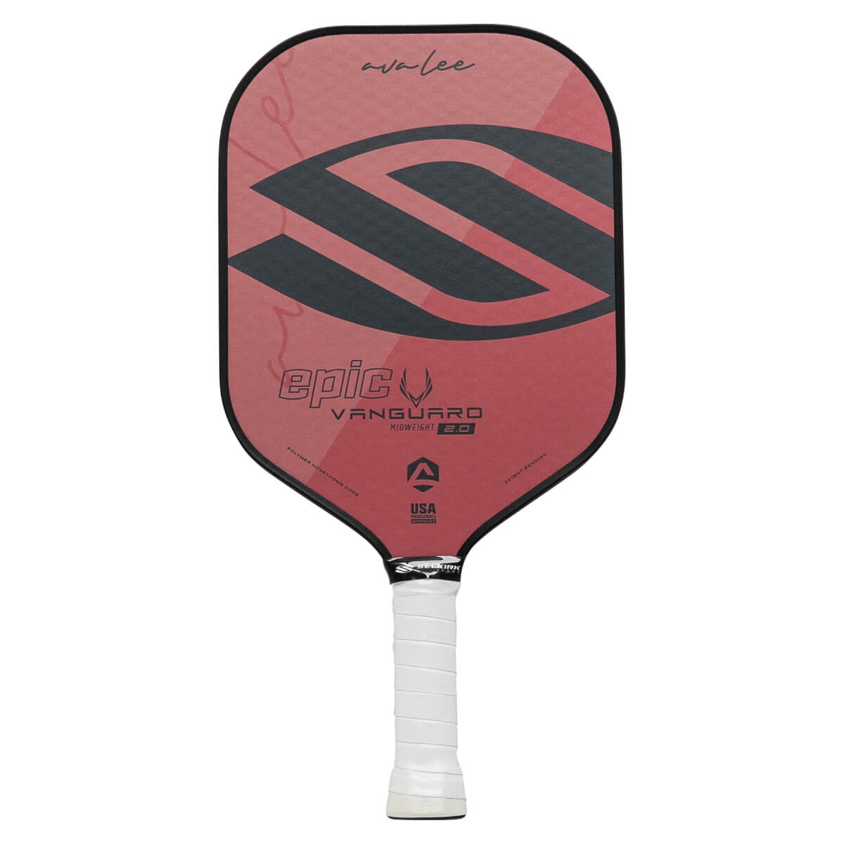 Selkirk VANGUARD 2.0 Epic AvaLee Carbon Fiber Pickleball Paddle: Image #428599