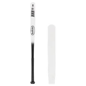 BamBooBat Bamboo Wood ASA Slow Pitch Softball Bat: HBBW34S White/Black: Image #412157