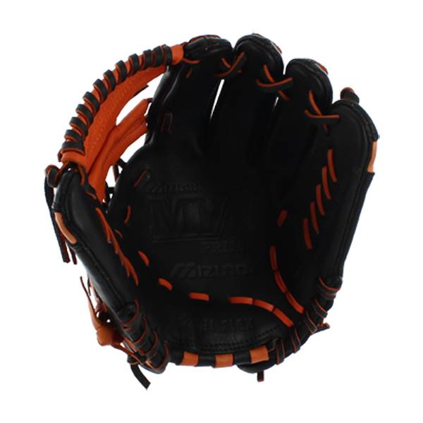 Mizuno MVP Prime SE Baseball Glove: GMVP1154PSE4- Black/Orange: Image #308962