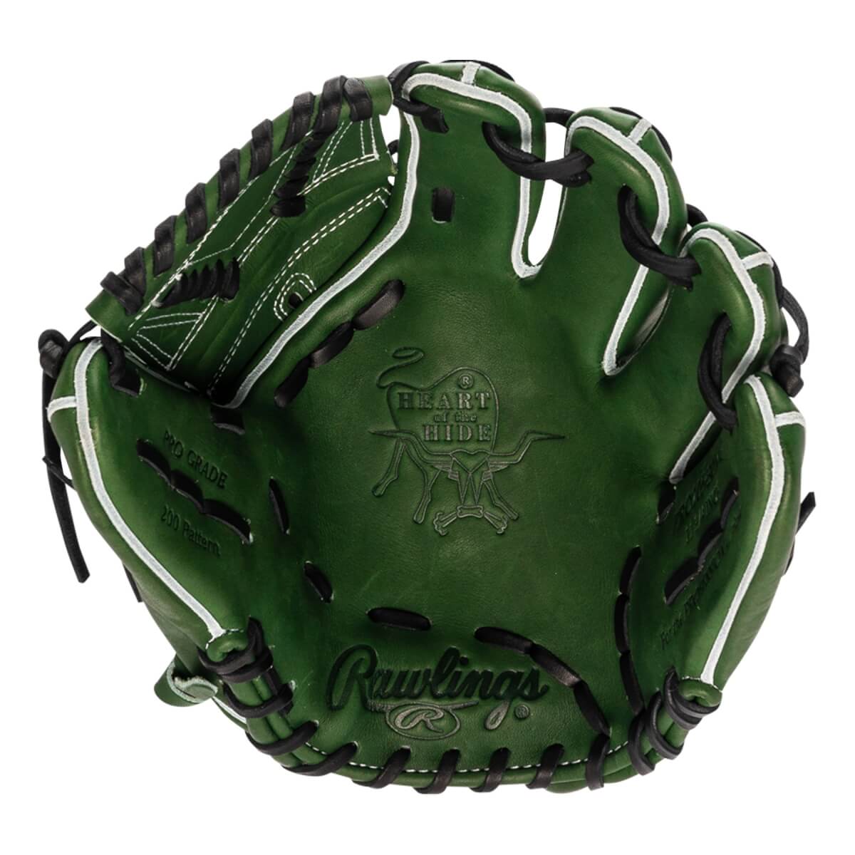 Rawlings Heart of the Hide Military Green 11.75" Baseball Glove: PRO205-30MG: Image #437765