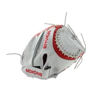Nokona SKN 32.5" Fastpitch Softball Catcher's Mitt: SKN-V2-WH: Image #315842