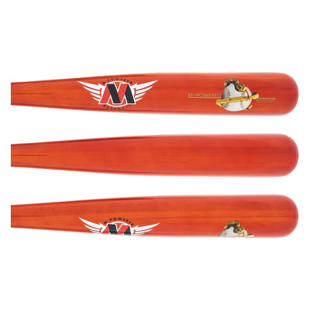 M^Powered Red Rocket Bamboo Baseball Bat: RRBB243: Image #419302