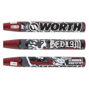 2025 Worth Bedlam 13" Balanced USSSA Slow Pitch Softball Bat: WSU5PMB1B: Image #454159