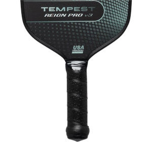 Paddletek Tempest Reign Pro V3 Middleweight Carbon Fiber Pickleball Paddle: Image #437606