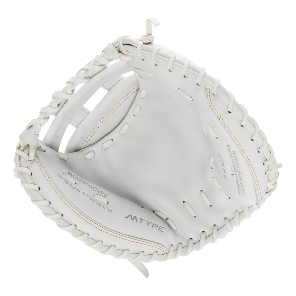Marucci Magnolia 34" Fastpitch Softball Catcher's Mitt: MFGMGM240C2FP-W: Image #436861