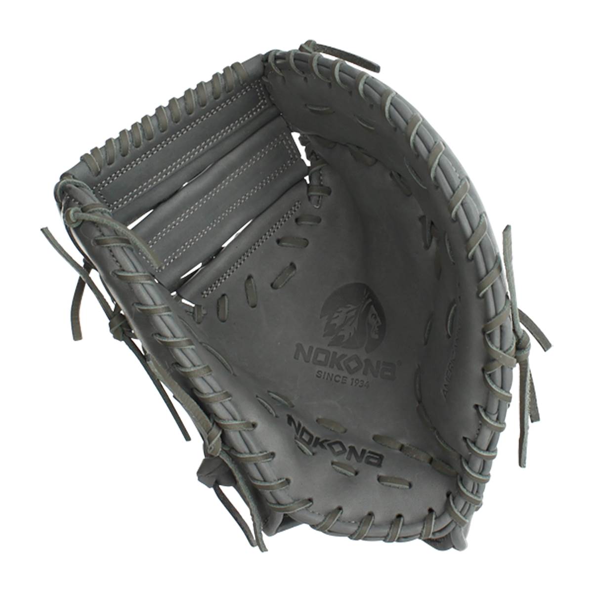 Nokona American Kip 13" Baseball First Base Mitt: A-N70CGR: Image #386283