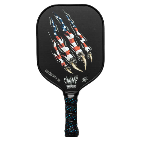 Wild Monkeys Grizzly 3K Carbon Fiber Pickleball Paddle: Image #432936