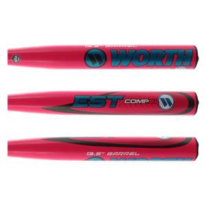 Batte Softball Worth Est Comp XL 34 Pouces 27 Oz - Extrémité Chargée - 2019 - Occasion