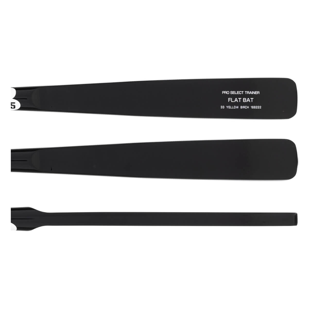 B45 Flat Birch Wood Training Bat: B45FLAT: Image #439744