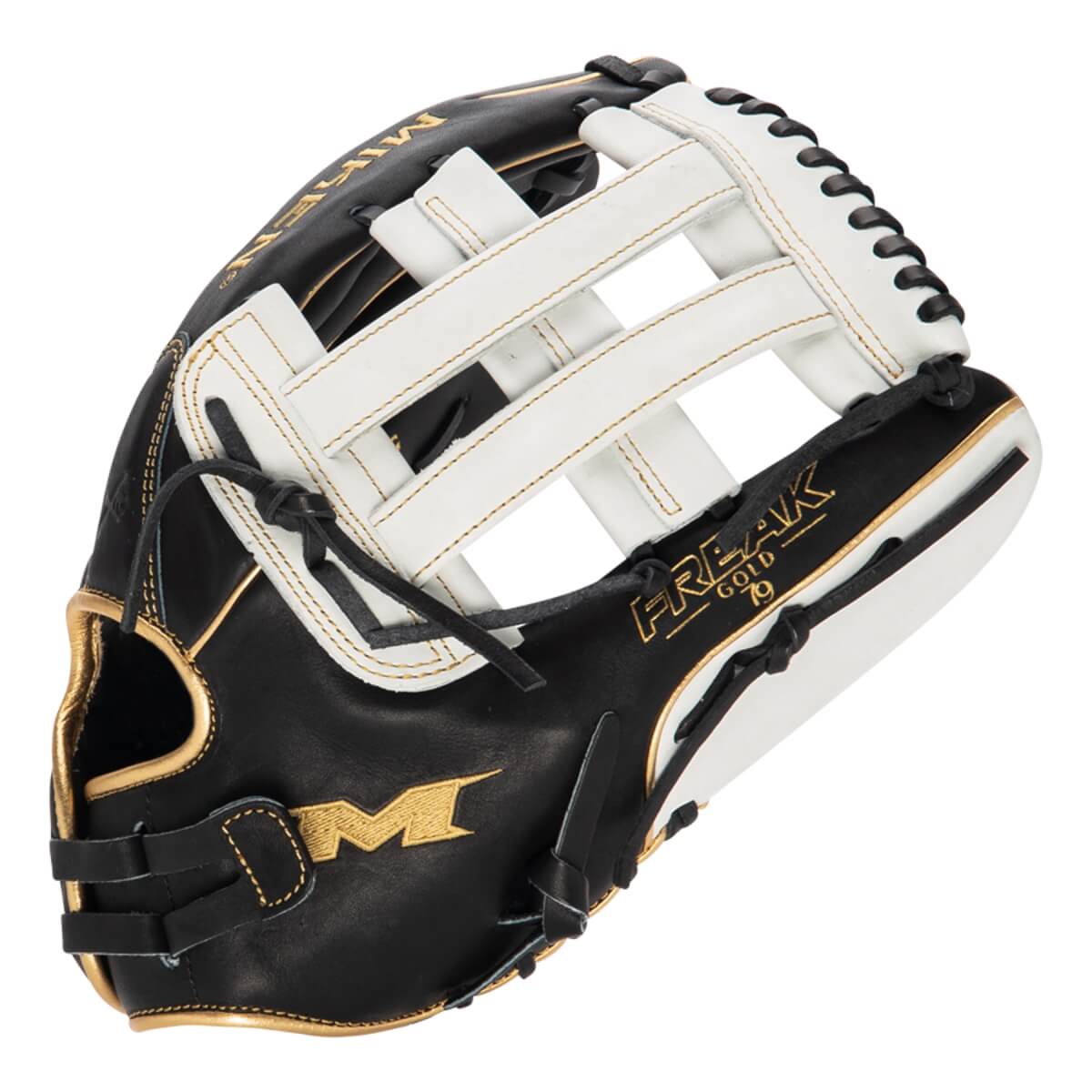 Miken Pro Series Freak Gold 14" Slow Pitch Softball Glove: PRO140-BWG: Image #421237