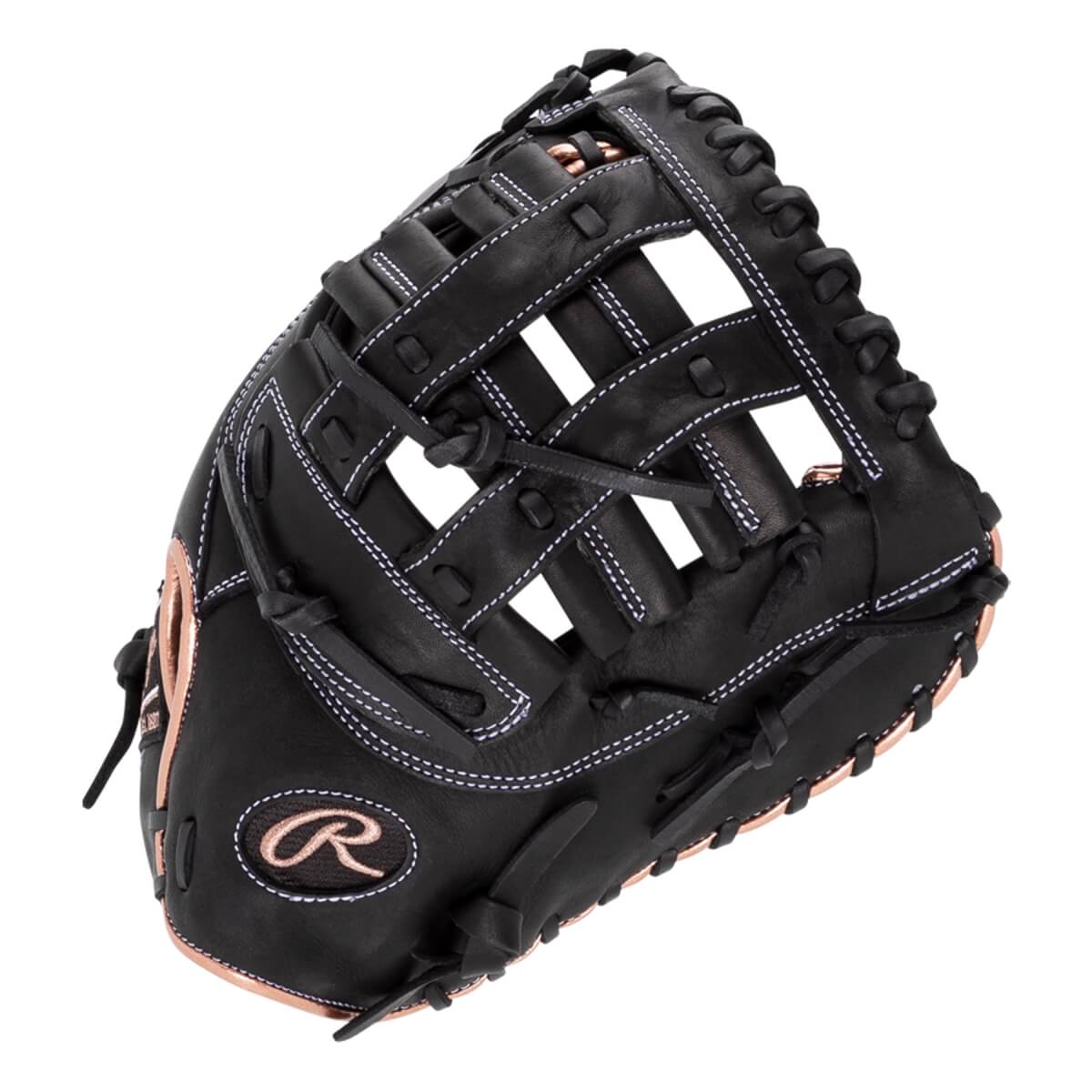 Rawlings R9 12.5" Fastpitch Softball First Base Mitt: RR9SBFBM-17B: Image #447112