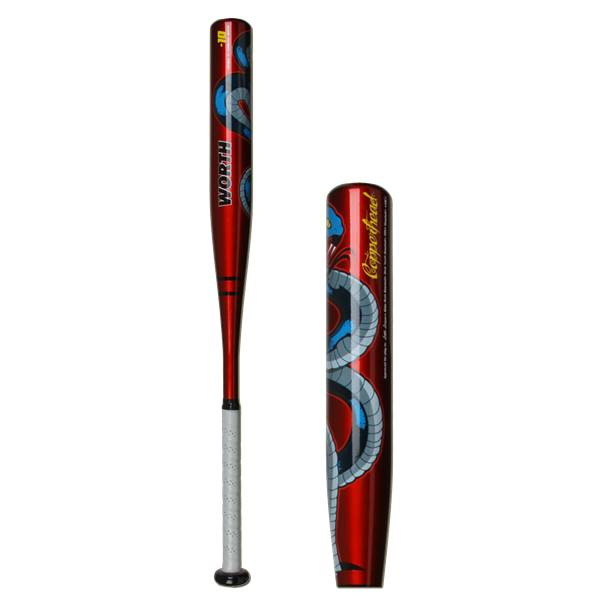 Worth Copperhead 10 2 1/4" Youth Baseball Bat YBSNKR