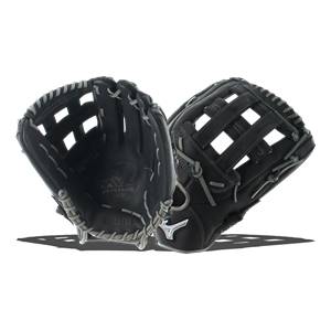 Mizuno MVP Prime SE 13" Slow Pitch Softball Glove: GMVP1300PSES6 Black / Smoke: Image #315217
