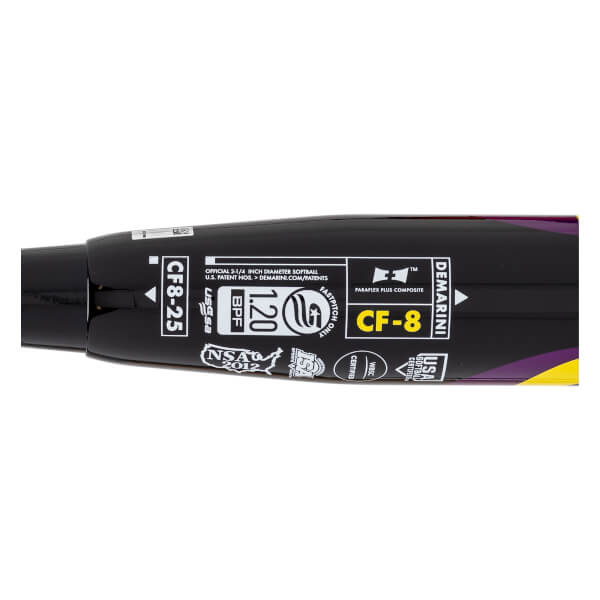 Demarini CF4 Pitch Black Plus 33/25oz Fastpitch Softball Bat 33
