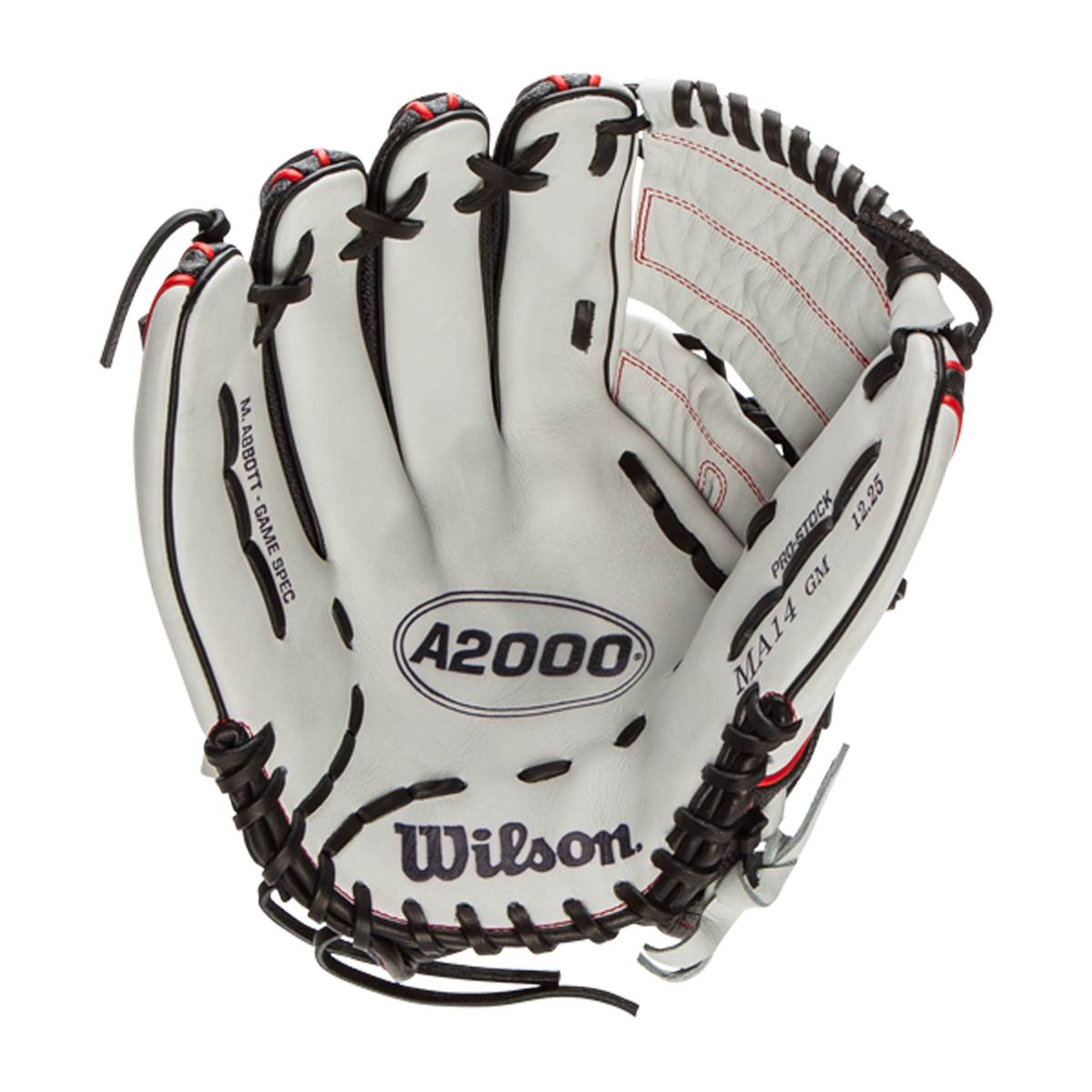 Wilson A2000 SuperSkin MA14 Monica Abbott 12.25" Fastpitch Softball Glove: WTA20RF19MA14GM: Image #407760