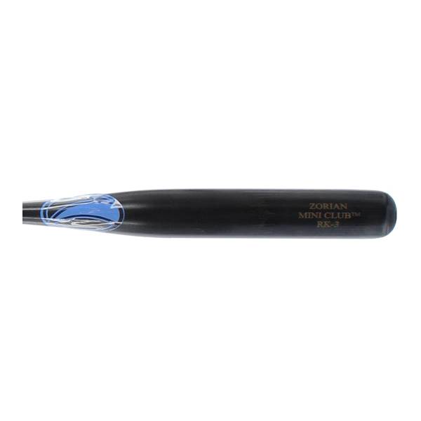Zorian Maple One Hand Training Baseball Bat: RK-3 Black: Image #347466