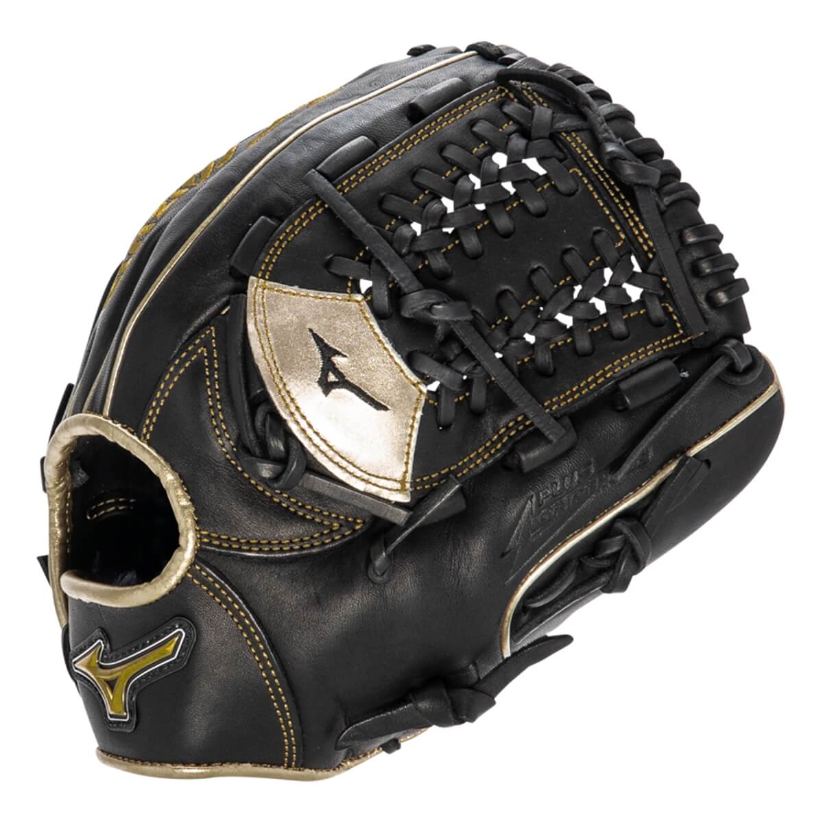 Mizuno MVP Prime SE 11.75'' Baseball Glove: GMVP1175PSE8 Black/Gold: Image #418011