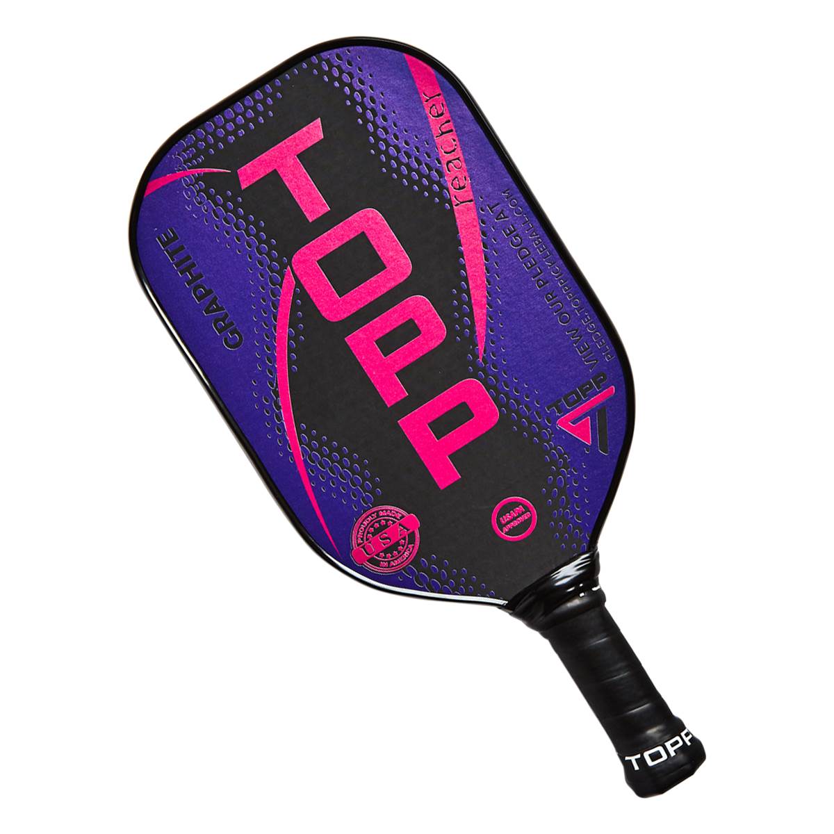 TOPP Reacher Middleweight Graphite Pickleball Paddle: Image #400558