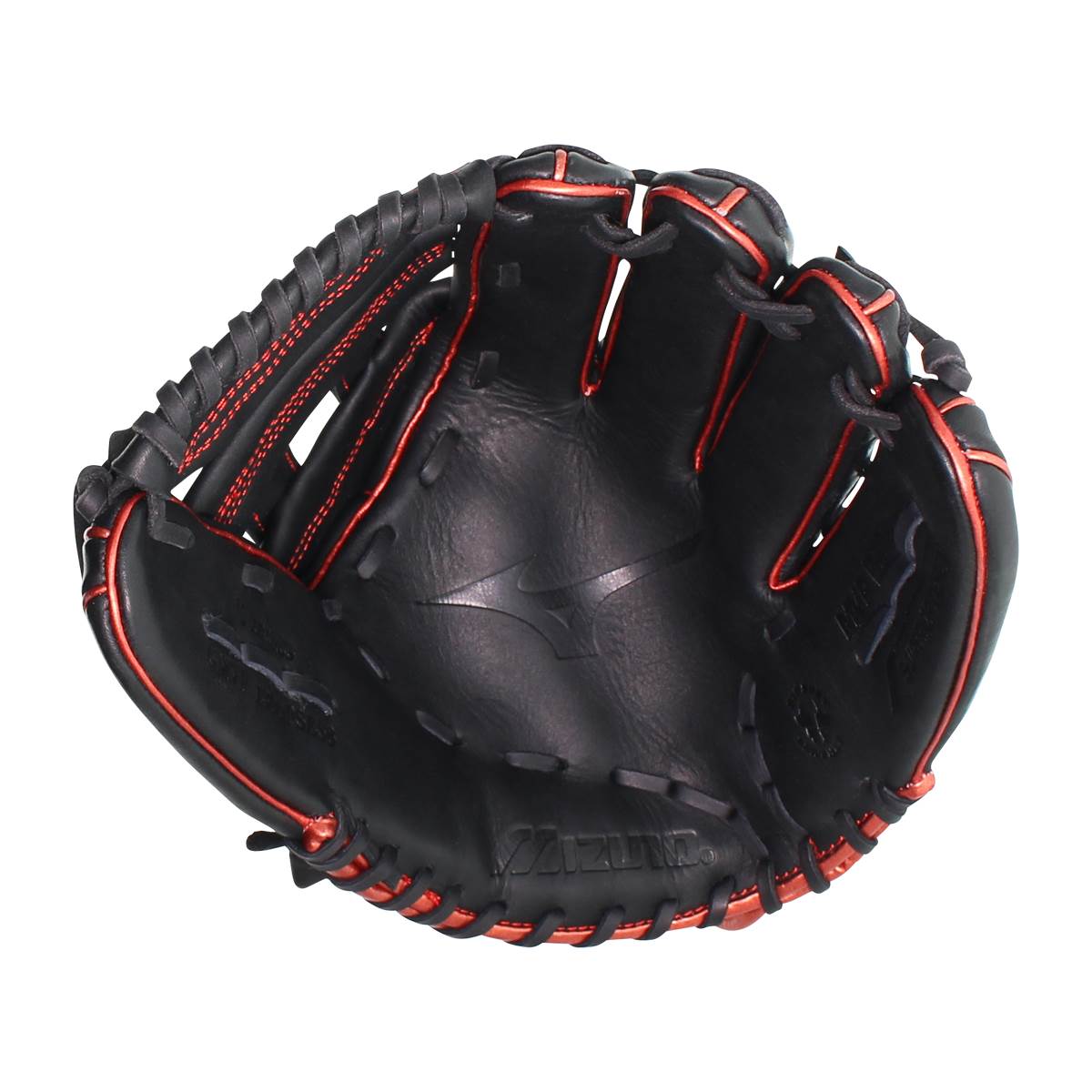 Mizuno MVP Prime SE 13'' Slow Pitch Softball Glove: GMVP1300PSES8 Black/Red: Image #389596