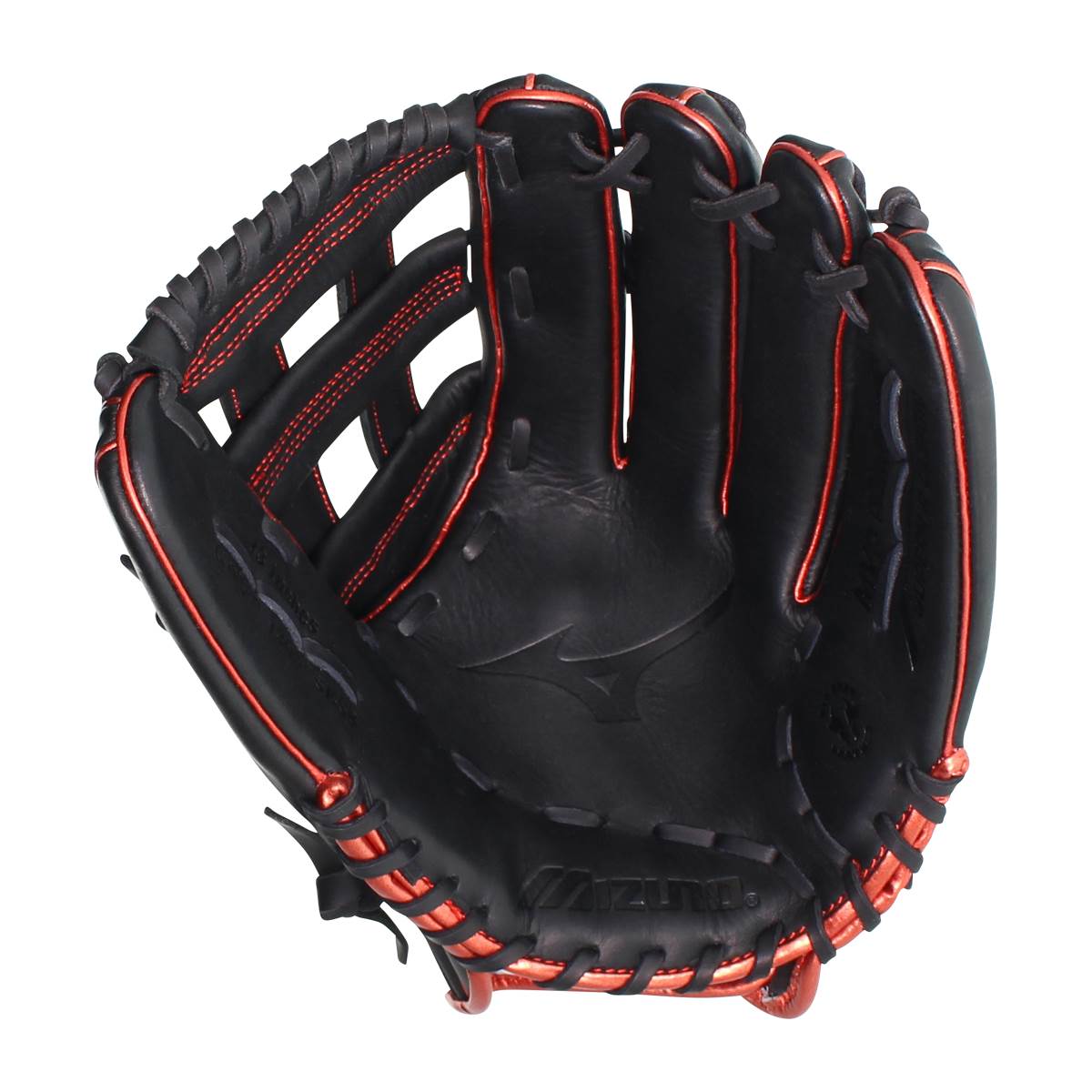 Mizuno MVP Prime SE 13'' Slow Pitch Softball Glove: GMVP1300PSES8 Black/Red: Image #389592